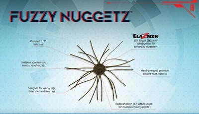 Z-man Fuzzy NuggetZ 0.5'' (4-pack)