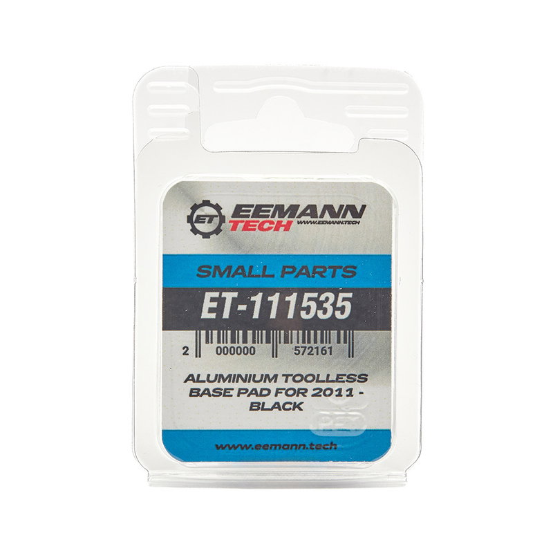 Eemann Tech Aluminium Toolless Base Pad for 2011 - BLACK