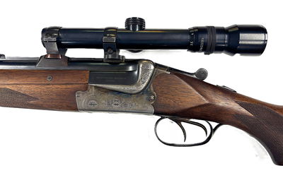Merkel Suhl 200 E, Kombivapen kaliber 12/70 - 6,5 x 57R, begagnad
