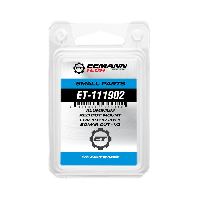 Eemann Tech Aluminium Red Dot Mount for 1911/2011 Bomar Cut (Type: V1)