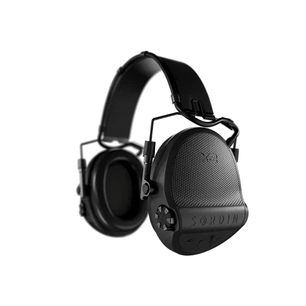 SORDIN X2 BLACK HEADBAND LEATHER GEL