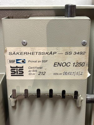 Vapenskåp Enoc 1250 R SS 3492 Begagnat