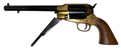 Svartkrutsrevolver Remington 1858 kaliber .44 Begagnad