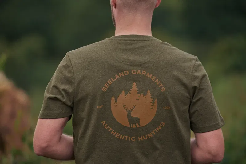 SEELAND Saker T-shirt  Antique Bronze Melange  L