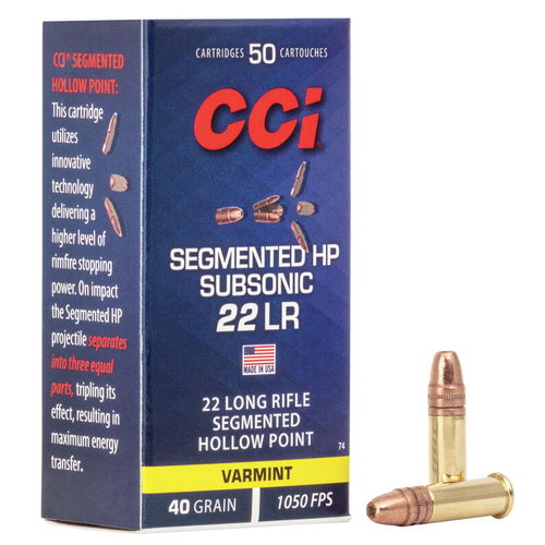 CCI Varmint Segmented HP Subsonic