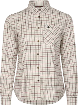 SEELAND Kerry Skytteskjorta, Cabernet/Blue Check
