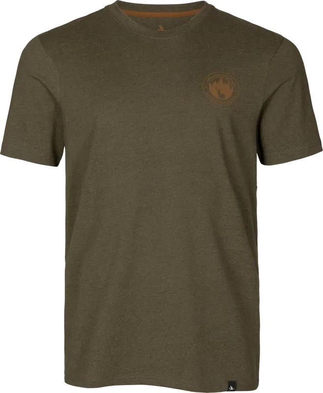 SEELAND Saker T-shirt  Antique Bronze Melange  L