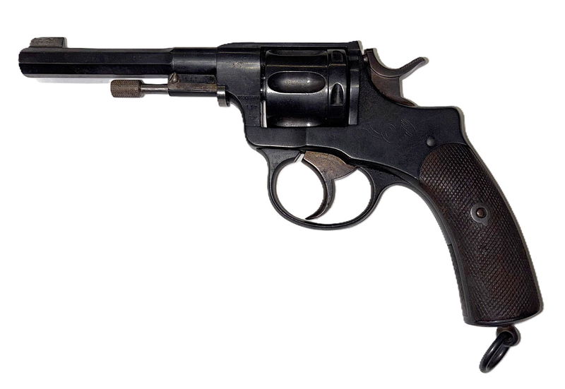 Swedish Nagant m/87 kaliber: 7,5×22 mm. Begagnad.