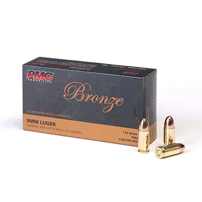 PMC 9mm Luger 115gr FMJ  50 ASK