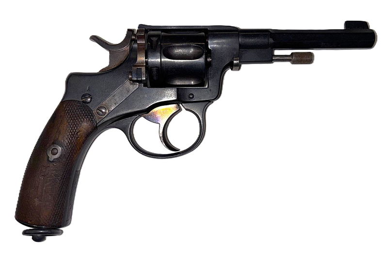 Swedish Nagant m/87 kaliber: 7,5×22 mm. Begagnad.