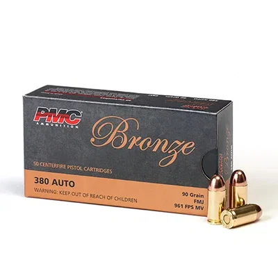 PMC .380 AUTO 90GR FMJ