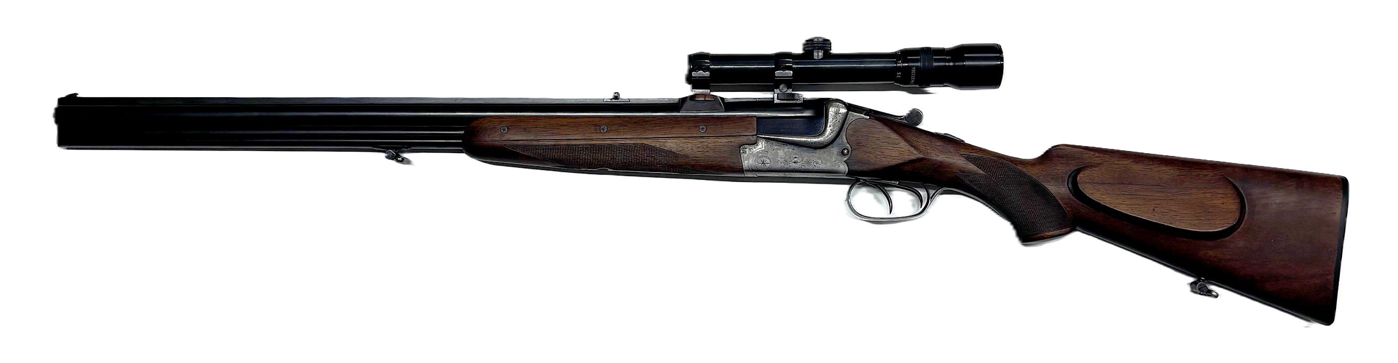Merkel Suhl 200 E, Kombivapen kaliber 12/70 - 6,5 x 57R, begagnad
