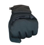 HEAT FlexDuo V2 Tunn värmehandske utfällbar luva - Svart