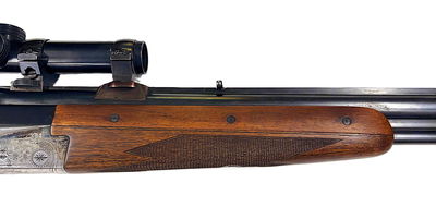 Merkel Suhl 200 E, Kombivapen kaliber 12/70 - 6,5 x 57R, begagnad