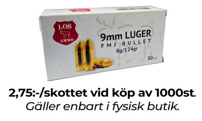 Los Ammunition 9mm FMJ (1000st)
