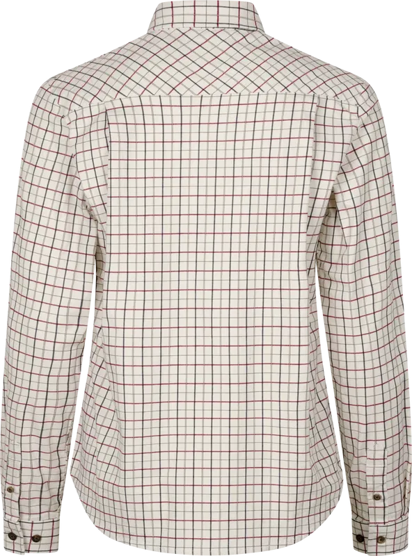 SEELAND Kerry Skytteskjorta, Cabernet/Blue Check