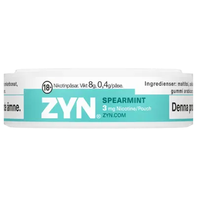 ZYN Spearmint Mini dry 3mg