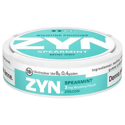ZYN Spearmint Mini dry 3mg