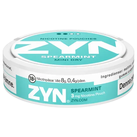 ZYN Spearmint Mini dry 3mg