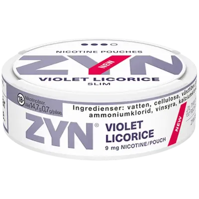 ZYN Violet Licorice Slim Strong