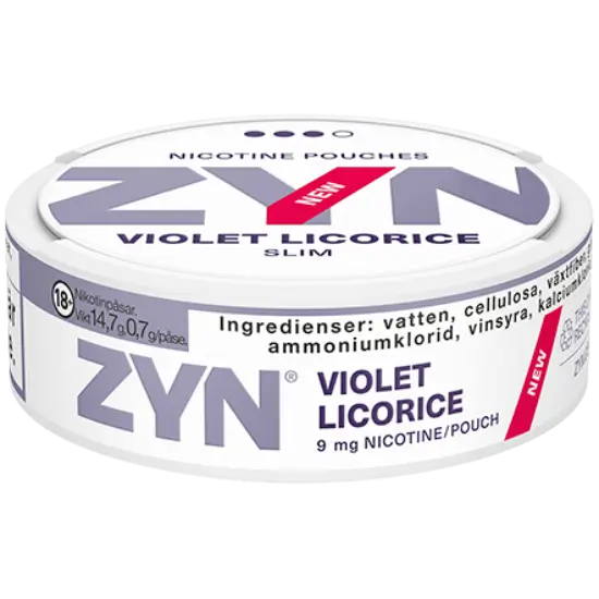 ZYN Violet Licorice Slim Strong