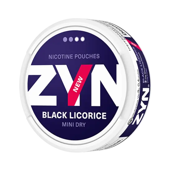 ZYN Mini Dry Black Licorice 3mg