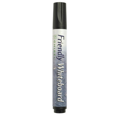 Whiteboardpenna Friendly Snedskuren Svart 2-5mm, 10 st/fp