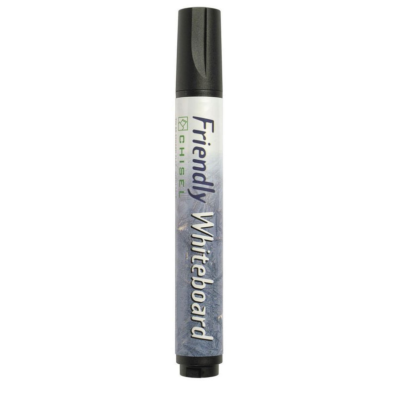 Whiteboardpenna Friendly Snedskuren Svart 2-5mm, 10 st/fp