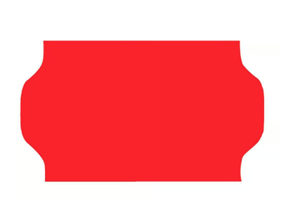 Etikett Prismärkning G2 röd 32 x 19 mm