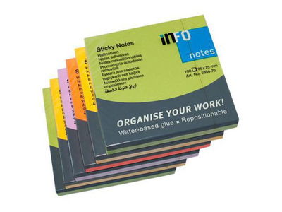 Notes INFO NOTES 75x75mm Spring, 6/FP