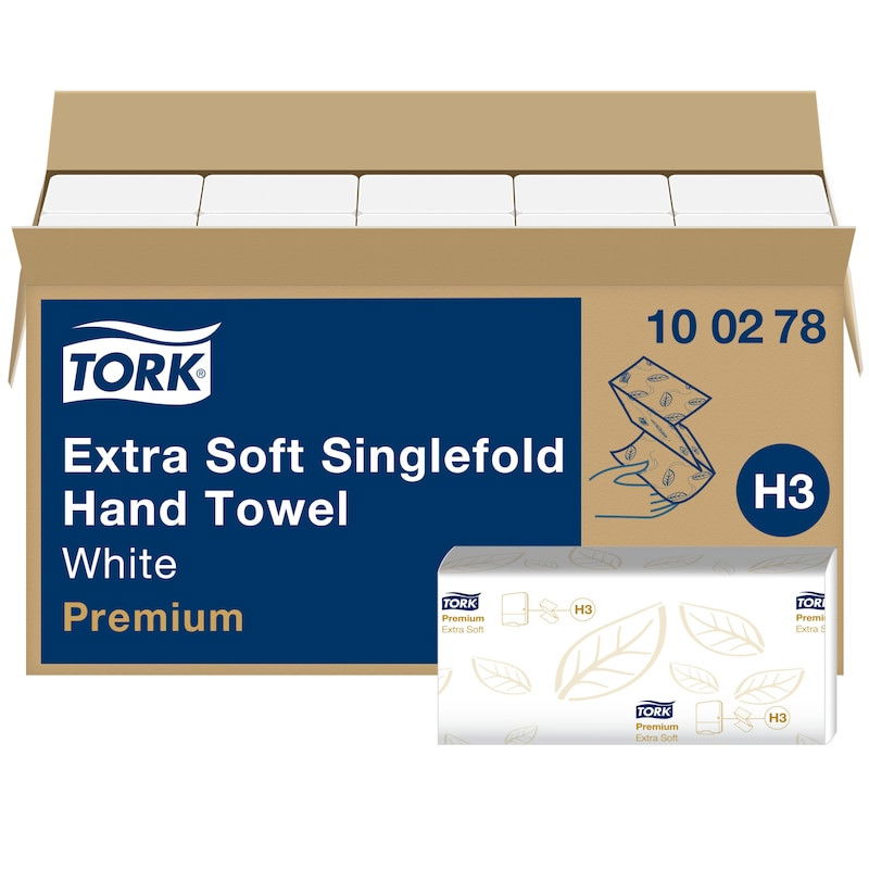 Pappershandduk TORK Premium H3 2-lager, 3000/fp