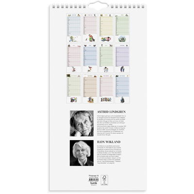 Familjekalender Ilon Wikland 2026