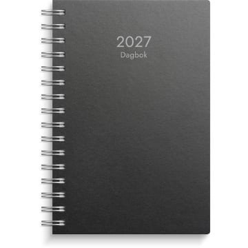 Almanacka Burde 5120 Dagbok ECO Line 2027 Svart