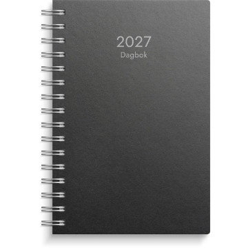 Almanacka Burde 5120 Dagbok ECO Line 2027 Svart
