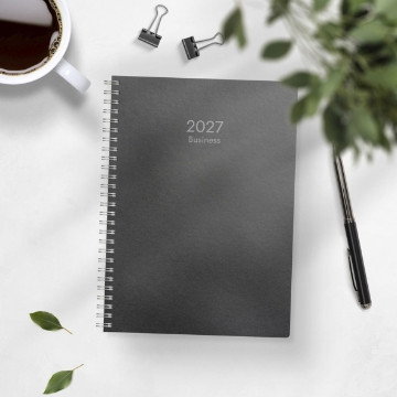 Almanacka Burde 5140 Business ECO Line 2027 Svart A5
