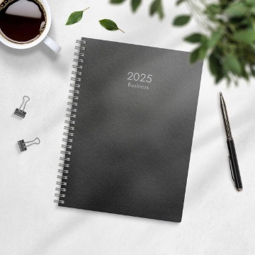 Almanacka Burde 5140 Business ECO Line 2027 Svart A5