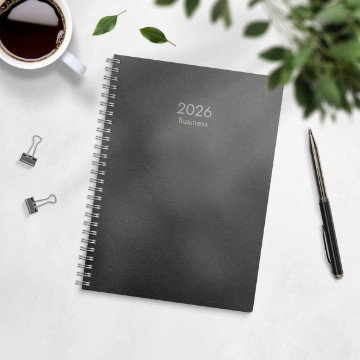 Almanacka Burde 5140 Business ECO Line 2027 Svart A5