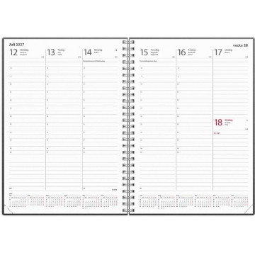 Almanacka Burde 1170 Weekly 2027 A5