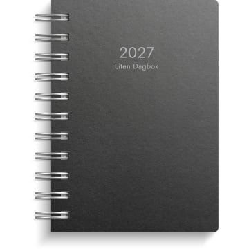 Almanacka Burde 5130 Liten Dagbok ECO Line 2027 Svart