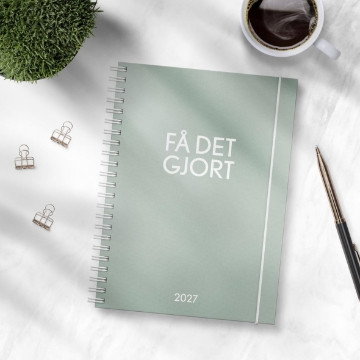 Almanacka Burde 1220 Få det gjort 2027 Grön A5