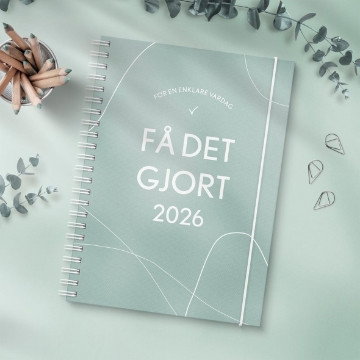 Almanacka Burde 1220 Få det gjort 2027 Grön A5