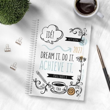 Almanacka Burde 1222 Veckoplanering Doodle 2027