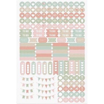 Almanacka Burde 1222 Veckoplanering Doodle 2027