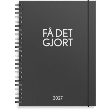 Almanacka Burde 1271 Få det gjort 2027 Svart
