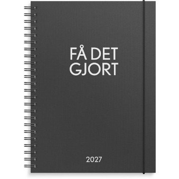 Almanacka Burde 1271 Få det gjort 2027 Svart
