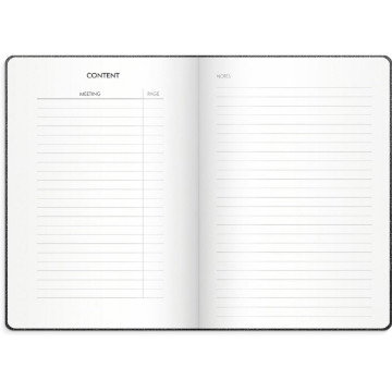 Almanacka Burde 7434 Meeting journal