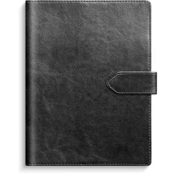 Almanacka Burde 5809 Stor Veckokalender 2027 Svart A5