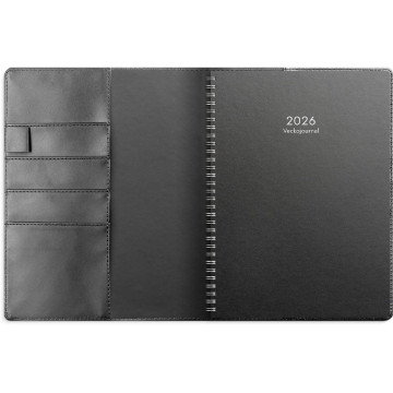 Almanacka Burde 5801 Veckojournal Konstläder Med Slejf 2027