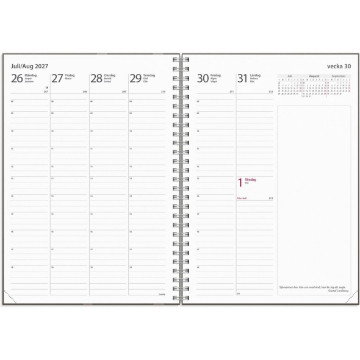 Almanacka Burde 5456 Business Story 2027 Beige
