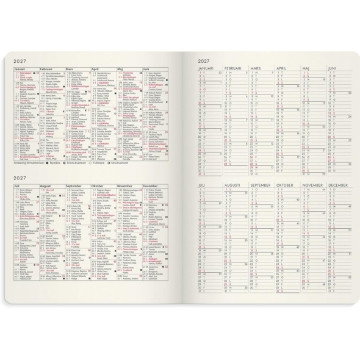 Almanacka Burde 5965 Agency Forma DeLuxe 2027 Brun
